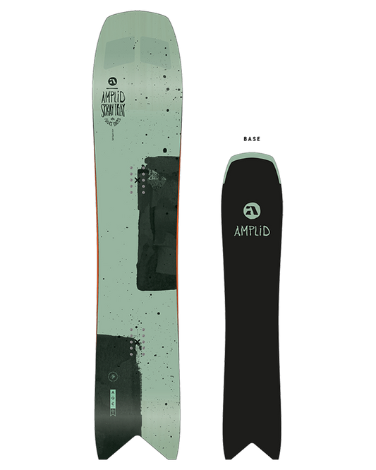 Amplid Spray Tray Snowboard - 2024 Men's Snowboards - SnowSkiersWarehouse