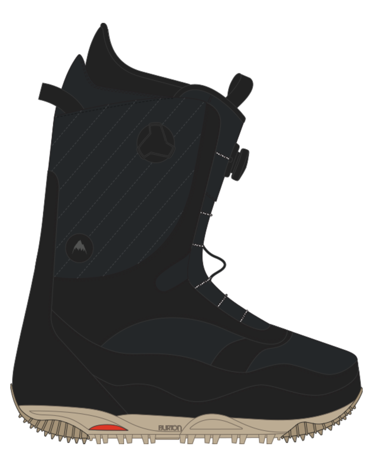 Burton Women's Limelight Boa® (Wide) Snowboard Boots - Black Women's Snowboard Boots - SnowSkiersWarehouse