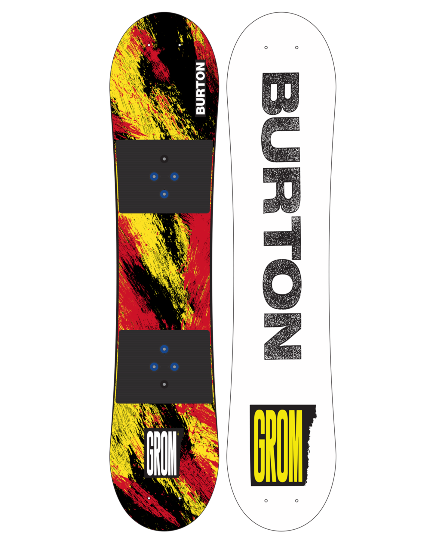 Burton Kids' Grom Ketchup Snowboard - Ketchup/Mustard - 2024 Kids' Snowboards - SnowSkiersWarehouse