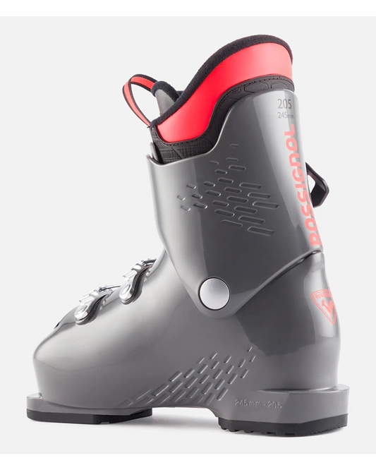 Rossignol Hero J3 Kid's Ski Boots - Meteor Grey - 2023 Kids' Snow Ski Boots - Trojan Wake Ski Snow