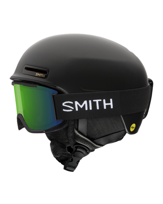 Smith Allure MIPS Snow Helmet - Matte Black Pearl - 2023 Women's Snow Helmets - SnowSkiersWarehouse