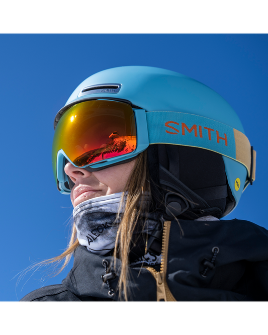 Smith Allure MIPS Snow Helmet - Matte Storm - 2023 Men's Snow Helmets - SnowSkiersWarehouse