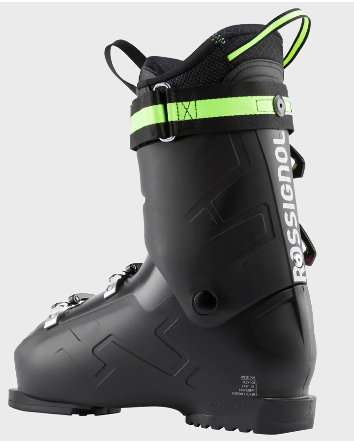 Rossignol Speed 100 Ski Boots - Black - 2023 Men's Snow Ski Boots - SnowSkiersWarehouse