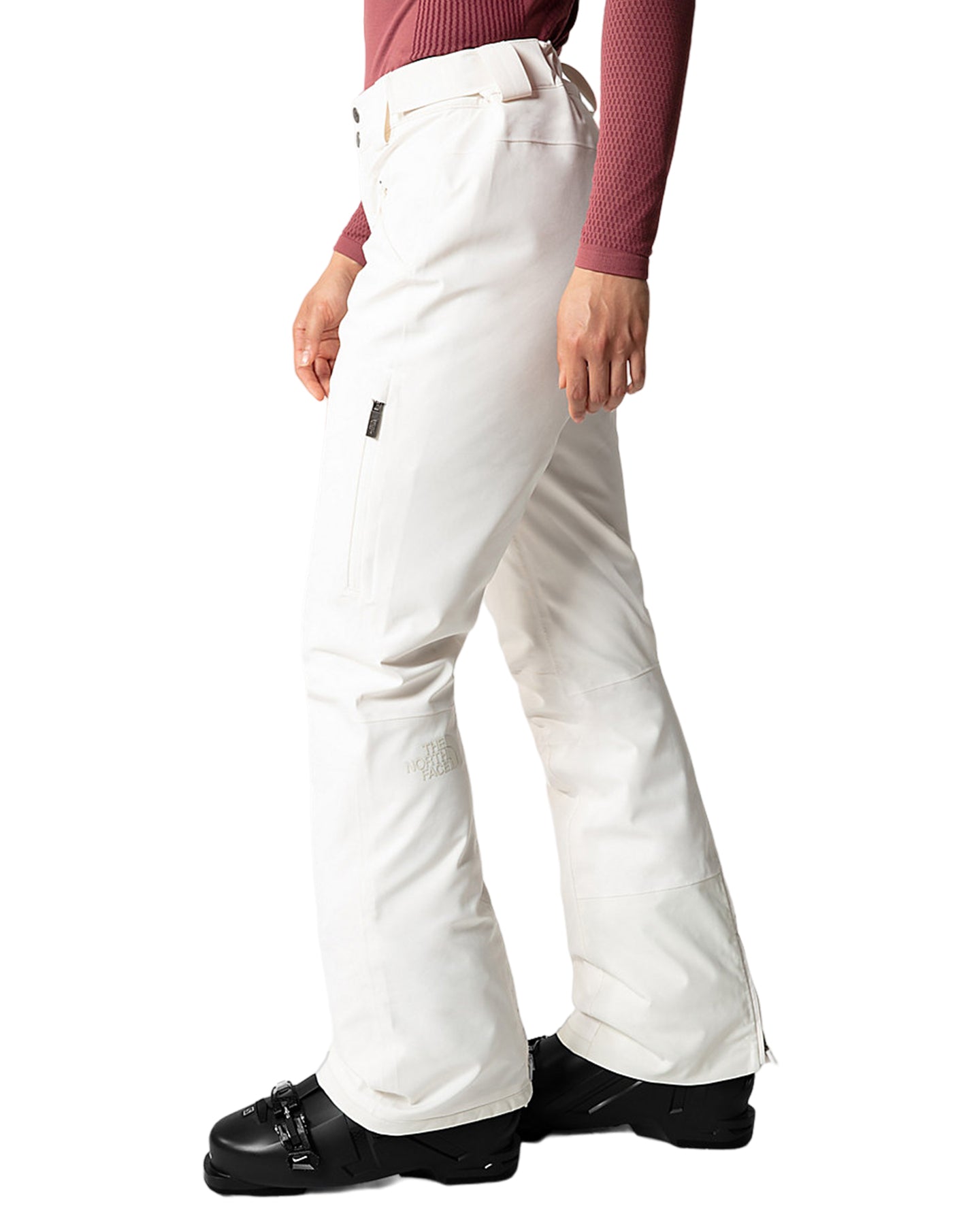 The North Face Women's Lenado Snow Pants - Gardenia White Women's Snow Pants - SnowSkiersWarehouse