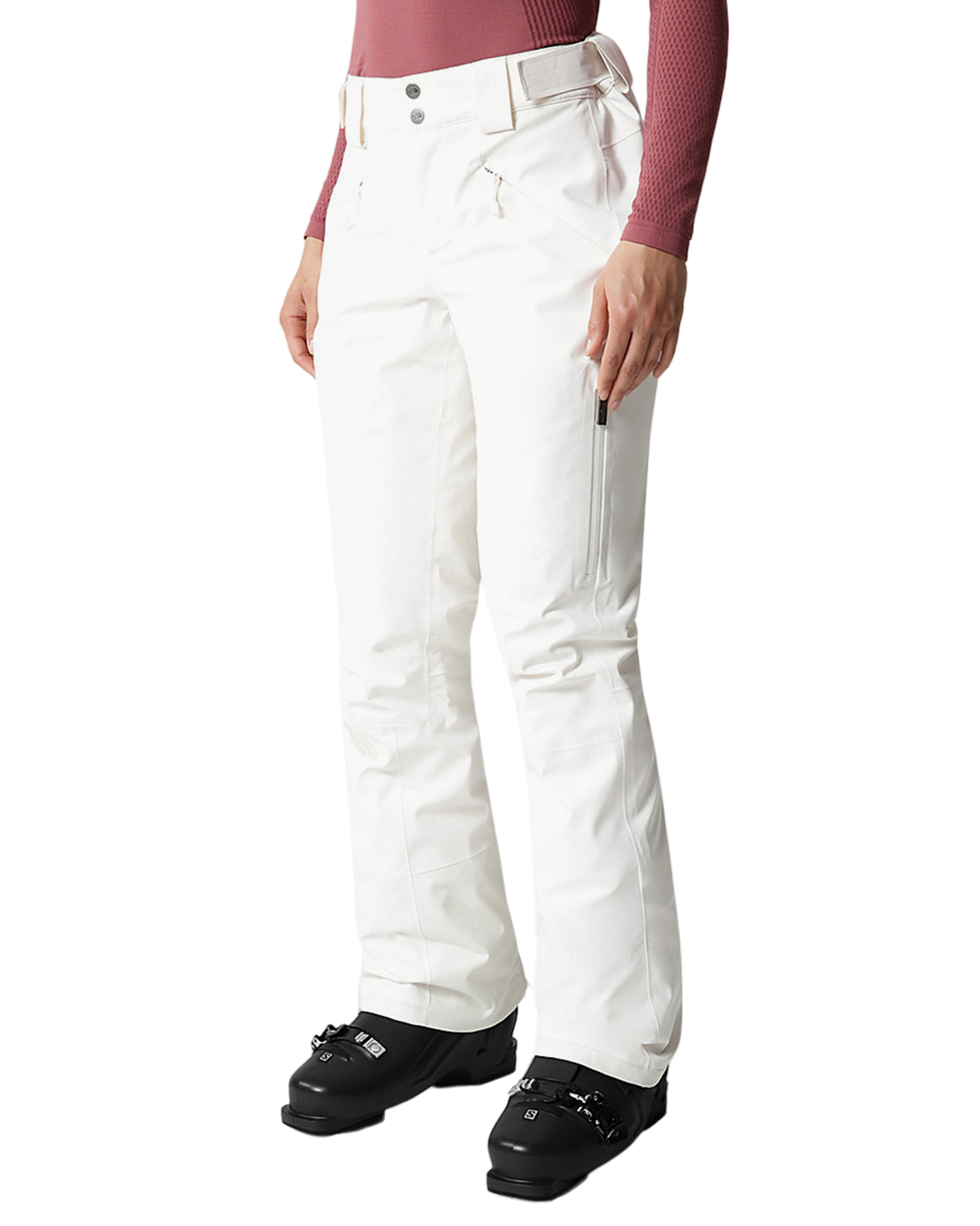The North Face Women s Lenado Snow Pant Gardenia White Snow Skiers Warehouse