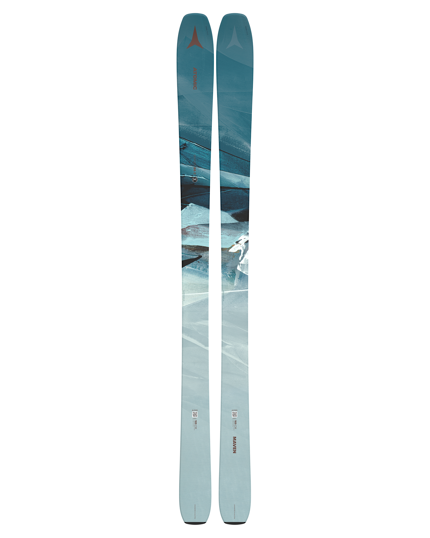 Atomic Maven 86 C Women's Snow Skis - Blue - 2025 Women's Snow Skis - SnowSkiersWarehouse