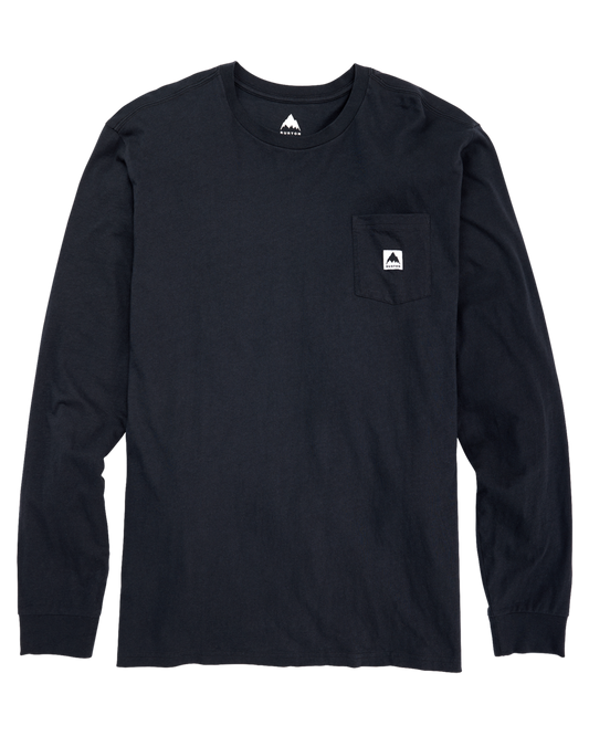 Burton Colfax Long Sleeve T-Shirt - True Black Shirts & Tops - SnowSkiersWarehouse