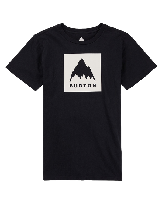 Burton Kids' Classic Mountain High Short Sleeve T-Shirt - True Black Shirts & Tops - Trojan Wake Ski Snow