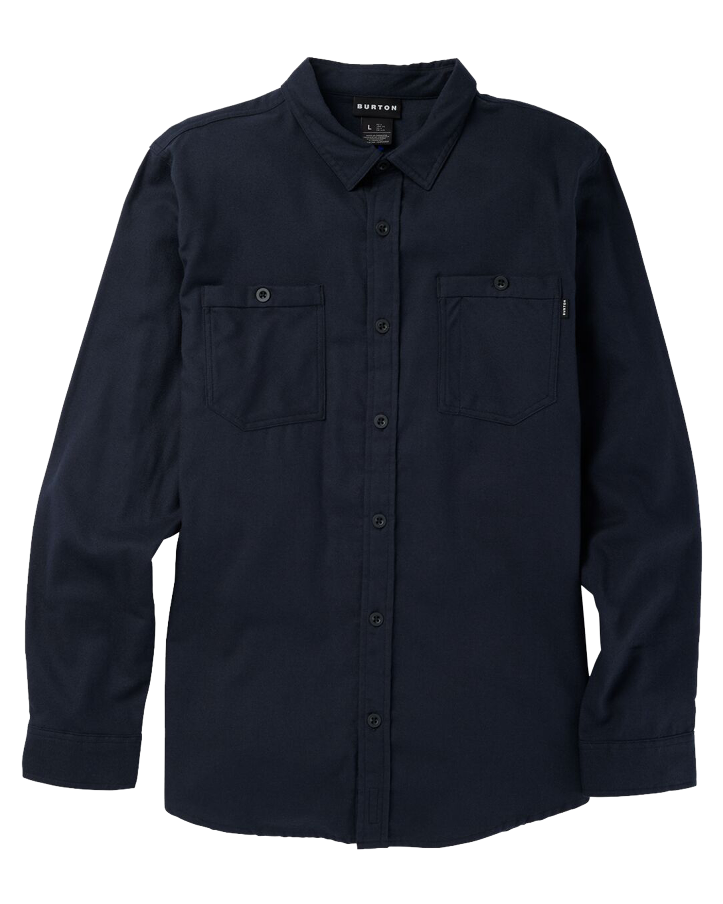 Burton Men's Favorite Long Sleeve Flannel - True Black Shirts & Tops - SnowSkiersWarehouse