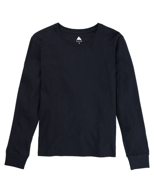 Burton Women's Classic Long Sleeve T-Shirt - True Black Shirts & Tops - Trojan Wake Ski Snow