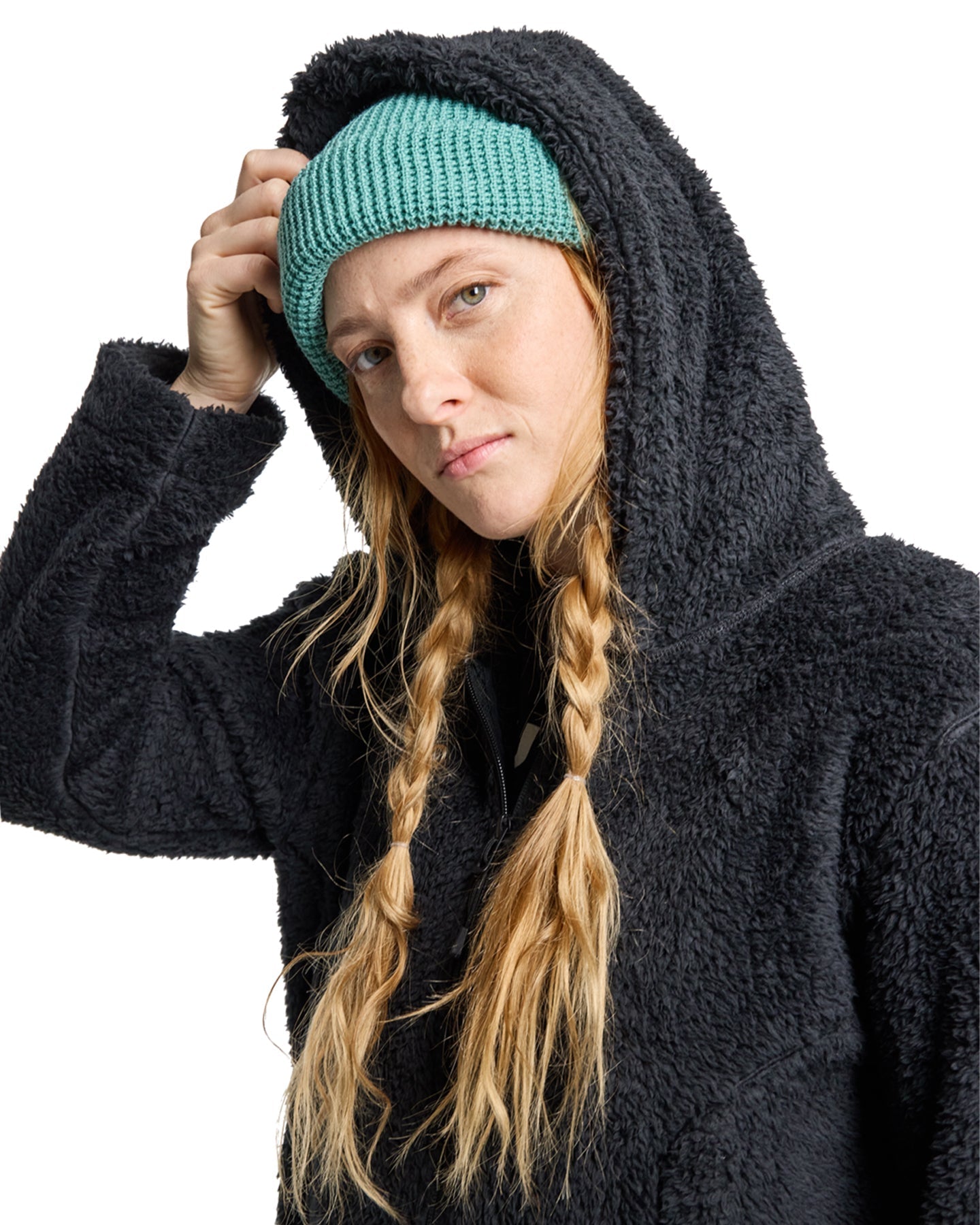 Burton Women's Minxy Hi-Loft Fleece Full-Zip - True Black Jackets - Trojan Wake Ski Snow