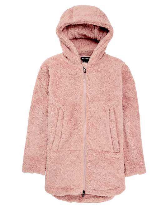 Burton Women's Minxy Hi-Loft Fleece Full-Zip - Powder Blush Jackets - SnowSkiersWarehouse