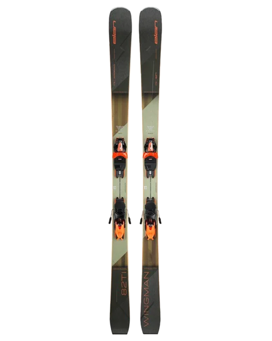 Elan Wingman '82 Ti Snow Skis + Elx 11.0 Gw Bindings  - 2025 Men's Snow Skis - SnowSkiersWarehouse