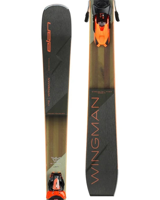 Elan Wingman '82 Ti Snow Skis + Elx 11.0 Gw Bindings  - 2025 Men's Snow Skis - SnowSkiersWarehouse