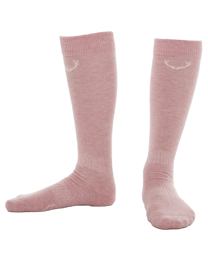 Rojo Thin Lizzy Kids' Sock - Dusk Pink Socks - SnowSkiersWarehouse