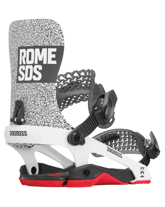 Rome 390 Boss Snowboard Bindings - Static - 2024 Men's Snowboard Bindings - SnowSkiersWarehouse
