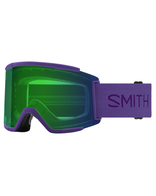Smith Squad XL Snow Goggles - Purple Haze / ChromaPop Everyday Green Mirror w/ ChromaPop Storm Yellow Flash - 2023 Men's Snow Goggles - SnowSkiersWarehouse