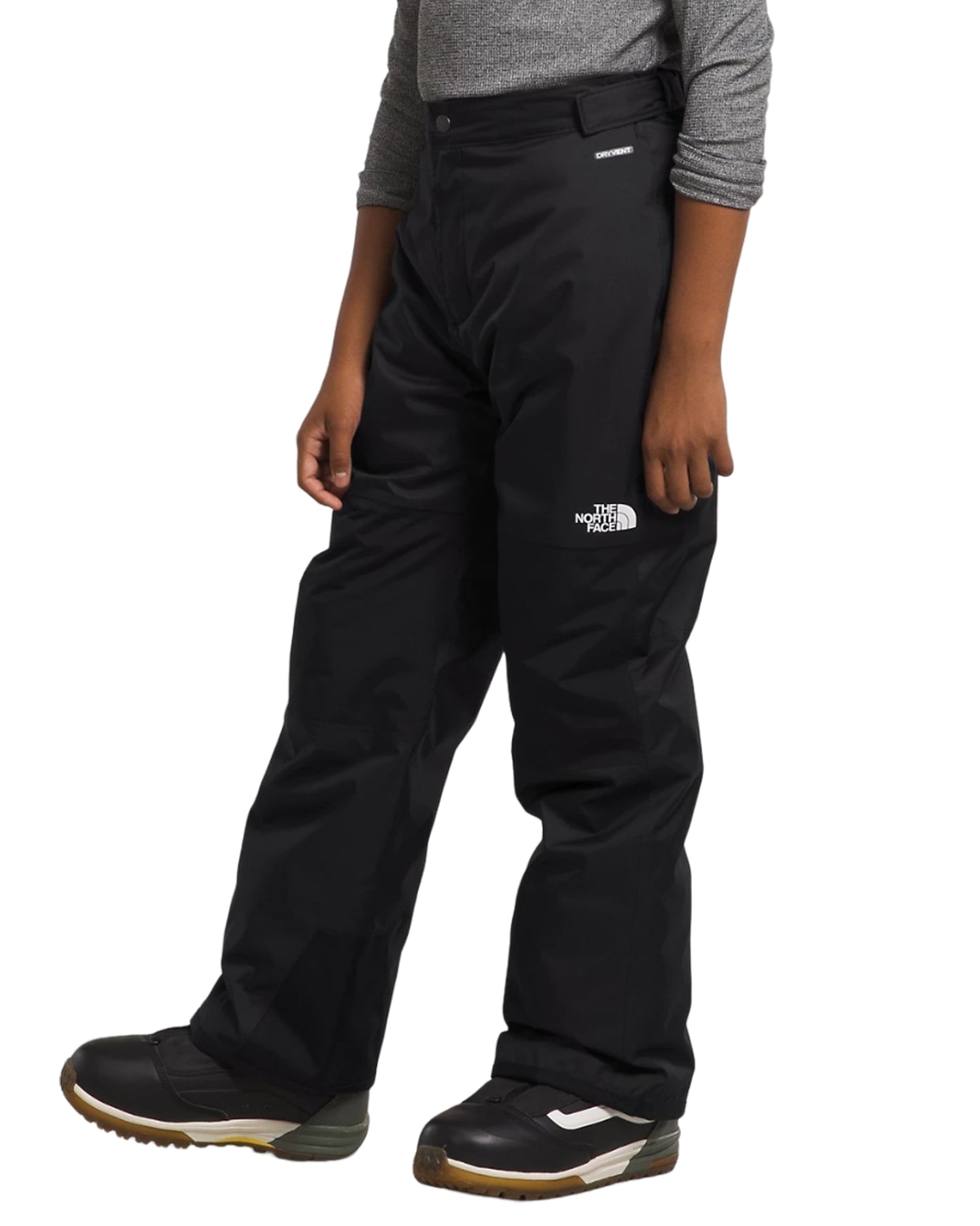 The North Face Boys' Freedom Insulated Snow Pants - Tnf Black Kids' Snow Pants - SnowSkiersWarehouse