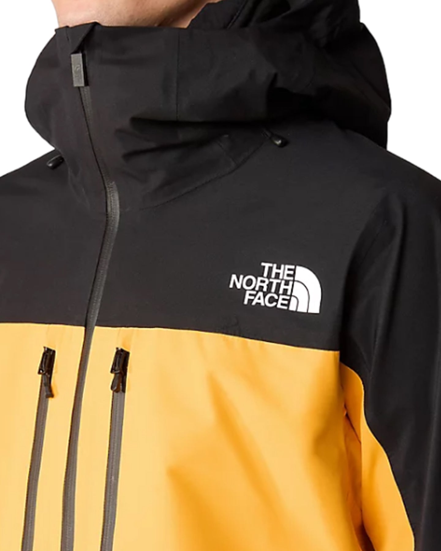 The North Face Men's Ceptor Jacket - Summit Gold/Tnf Black Men's Snow Jackets - SnowSkiersWarehouse