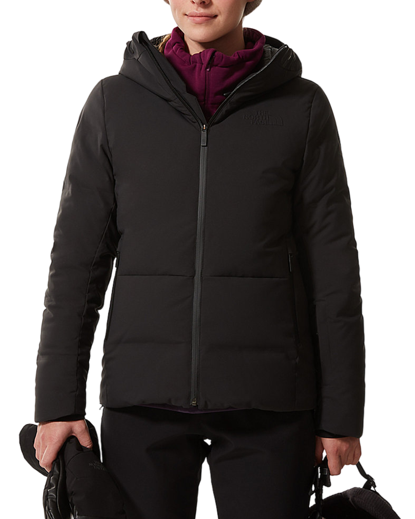 North face coat black womens on sale