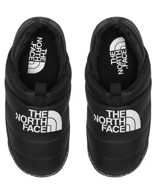 The North Face Women's Nuptse Mule - Tnf Black/Tnf White Apres Boots - SnowSkiersWarehouse