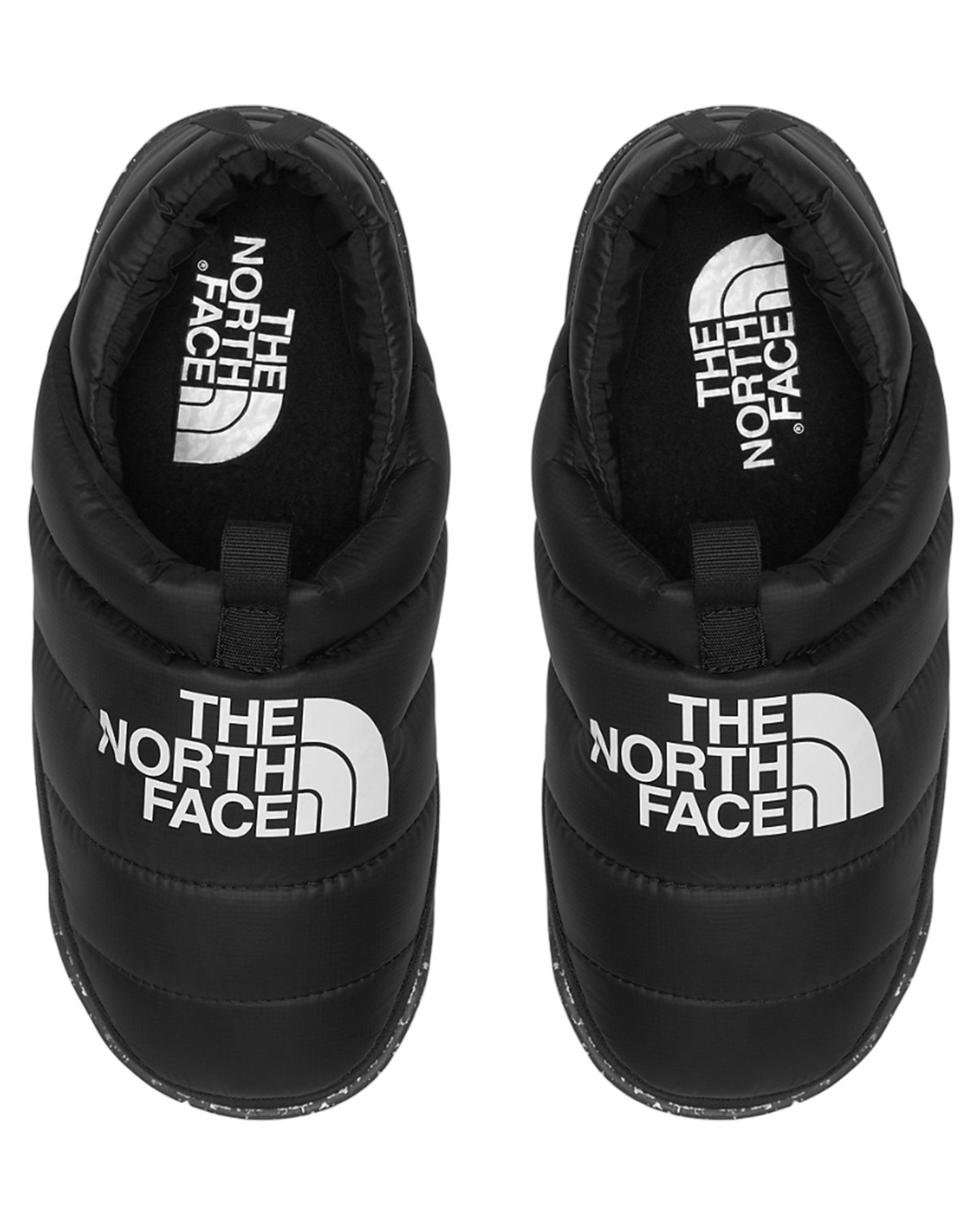 The North Face Women's Nuptse Mule - Tnf Black/Tnf White Apres Boots - SnowSkiersWarehouse