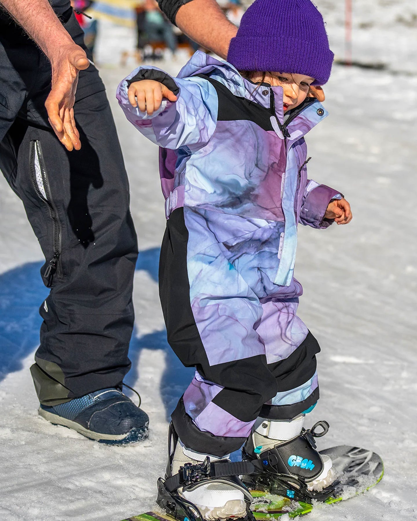 Volcom Volcom Toddler One Piece - Glacier Ice Kids' Snow Onesies - Trojan Wake Ski Snow