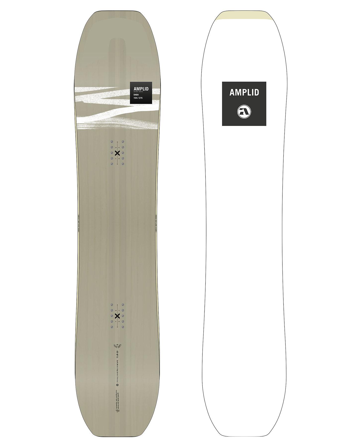Amplid The Dada Snowboard - 2025 Men's Snowboards - SnowSkiersWarehouse