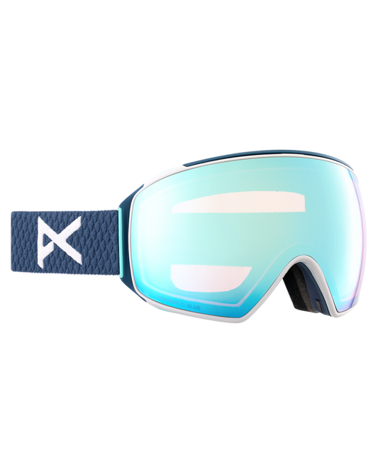 Anon M4 Toric Snow Goggles + Bonus Lens + MFI - Nightfall / Perceive Variable Blue Men's Snow Goggles - SnowSkiersWarehouse