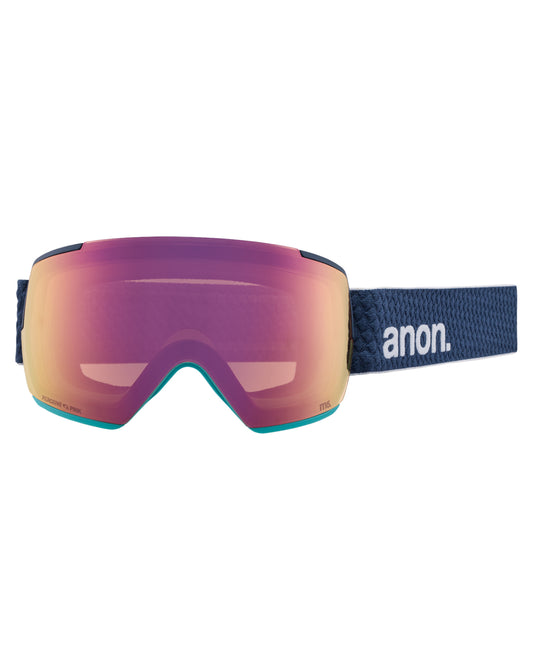Anon M5 Snow Goggles + Bonus Lens + MFI - Nightfall / Perceive Variable Blue Men's Snow Goggles - SnowSkiersWarehouse
