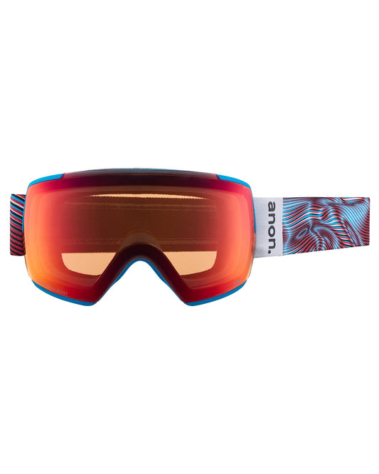 Anon M5 Snow Goggles - Waves/Perceive Sunny Red Lens Snow Goggles - Mens - Trojan Wake Ski Snow