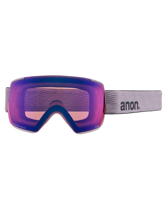 Anon M5S Snow Goggles + Bonus Lens + MFI - Elderberry / Perceive Sunny Onyx Men's Snow Goggles - SnowSkiersWarehouse