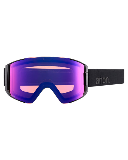 Anon Sync Low Bridge Fit Snow Goggles + Bonus Lens - Smoke / Perceive Sunny Onyx Men's Snow Goggles - SnowSkiersWarehouse