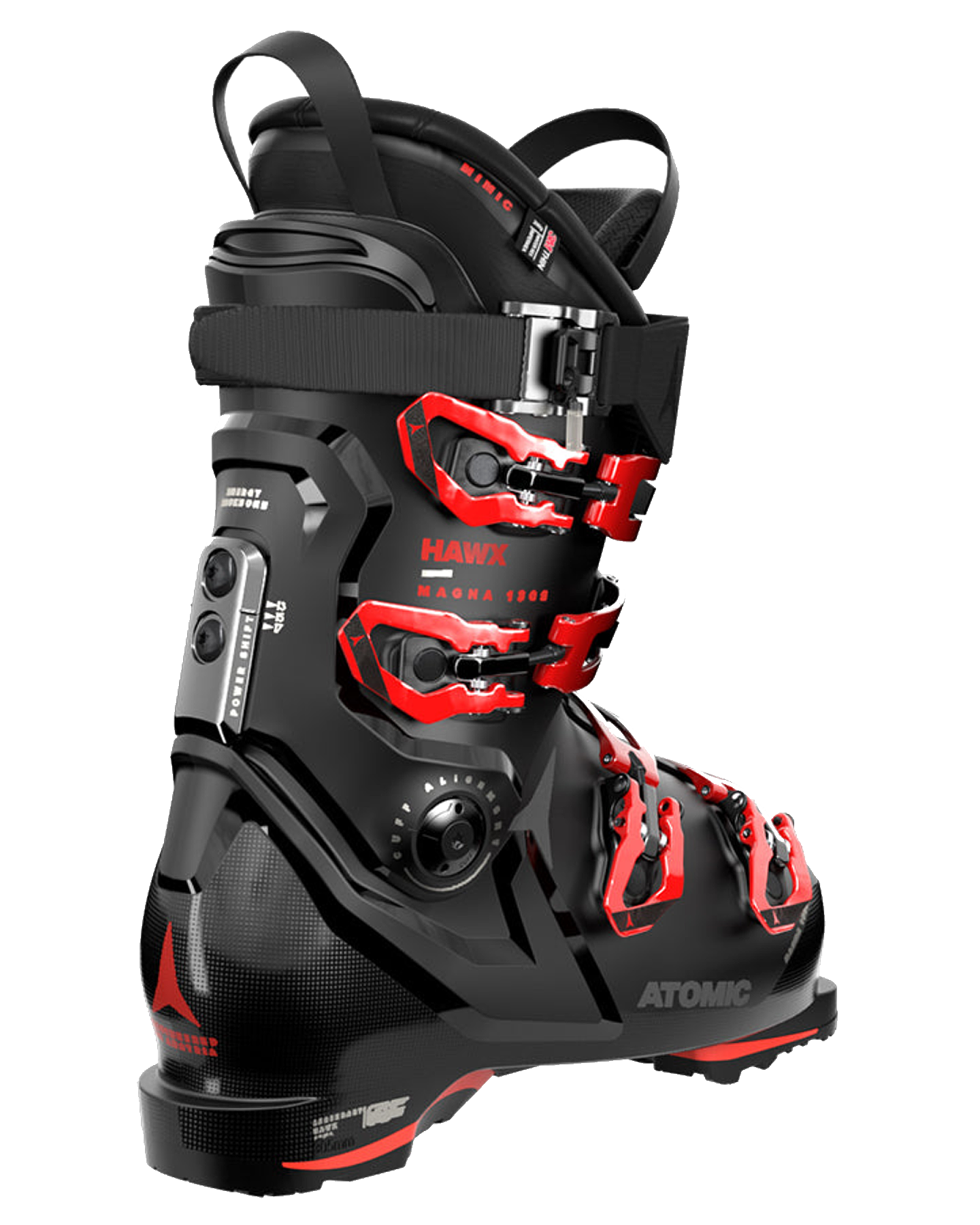 Atomic Hawx Magna 130 S Gripwalk Ski Boots - Black - 2024 Men's Snow Ski Boots - SnowSkiersWarehouse