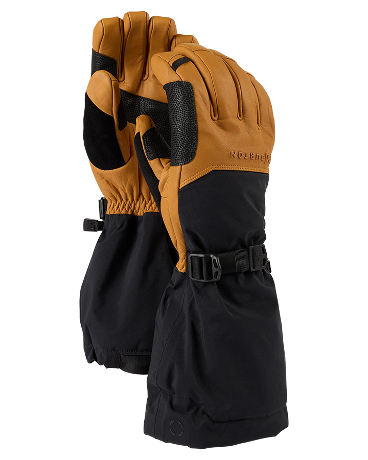 Burton [ak]® Expedition Gore-Tex Gloves - Honey/True Black - 2023 Men's Snow Gloves & Mittens - Trojan Wake Ski Snow