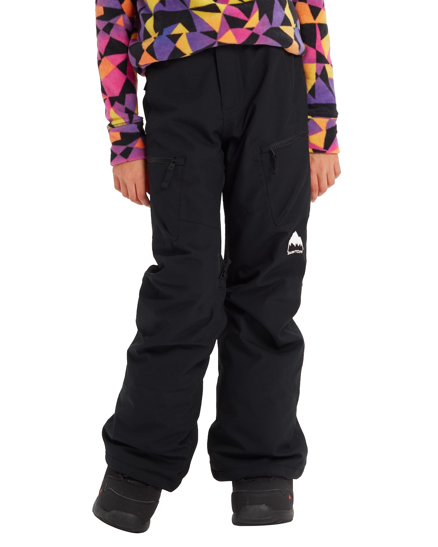 Burton Kids' Elite 2L Cargo Snow Pants - True Black Kids' Snow Pants - SnowSkiersWarehouse