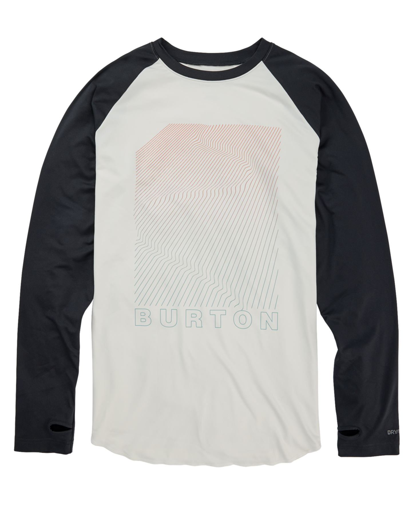 Burton Men's Burton Roadie Base Layer Tech T-Shirt - True Black/Stout White Men's Thermals - SnowSkiersWarehouse