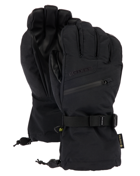Burton Men's Gore-Tex Snow Gloves - True Black Men's Snow Gloves & Mittens - SnowSkiersWarehouse