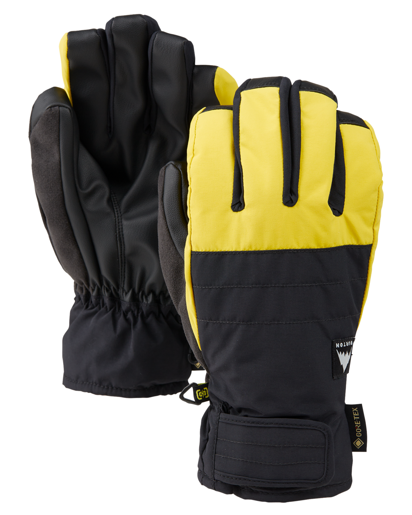 Burton Men's Reverb Gore‑Tex Snow Gloves - Sulfur/True Black Men's Snow Gloves & Mittens - SnowSkiersWarehouse