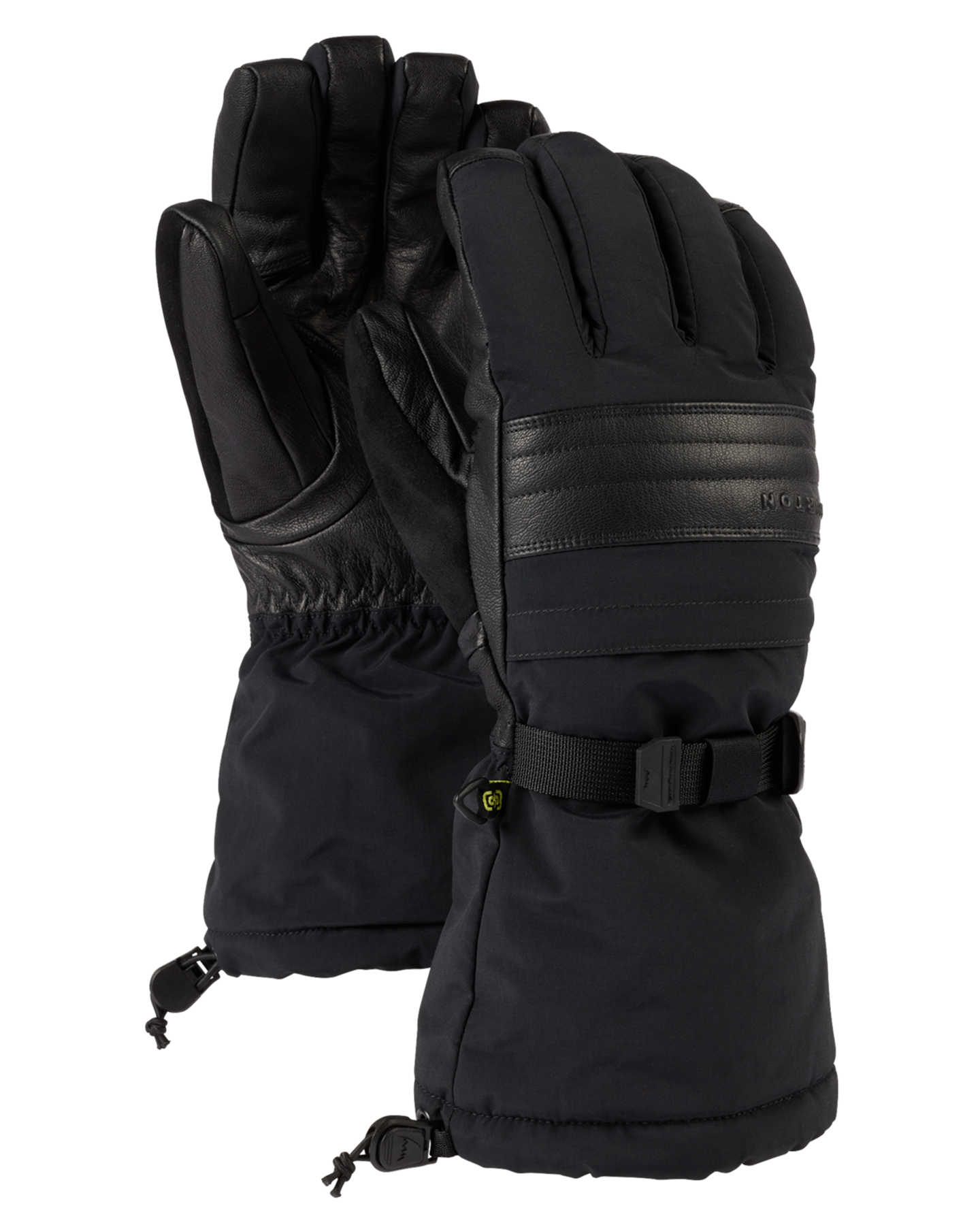 Burton Men's Warmest Gore-Tex Snow Gloves - True Black Men's Snow Gloves & Mittens - Trojan Wake Ski Snow