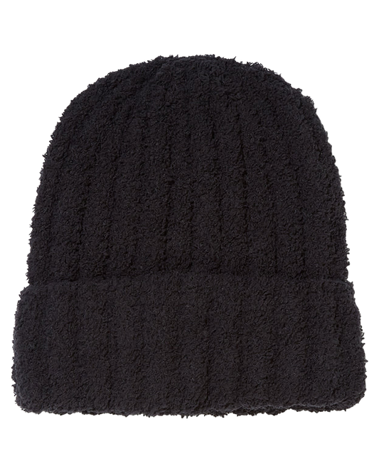 Spyder Cloud Knit Hat - Black Hats - SnowSkiersWarehouse