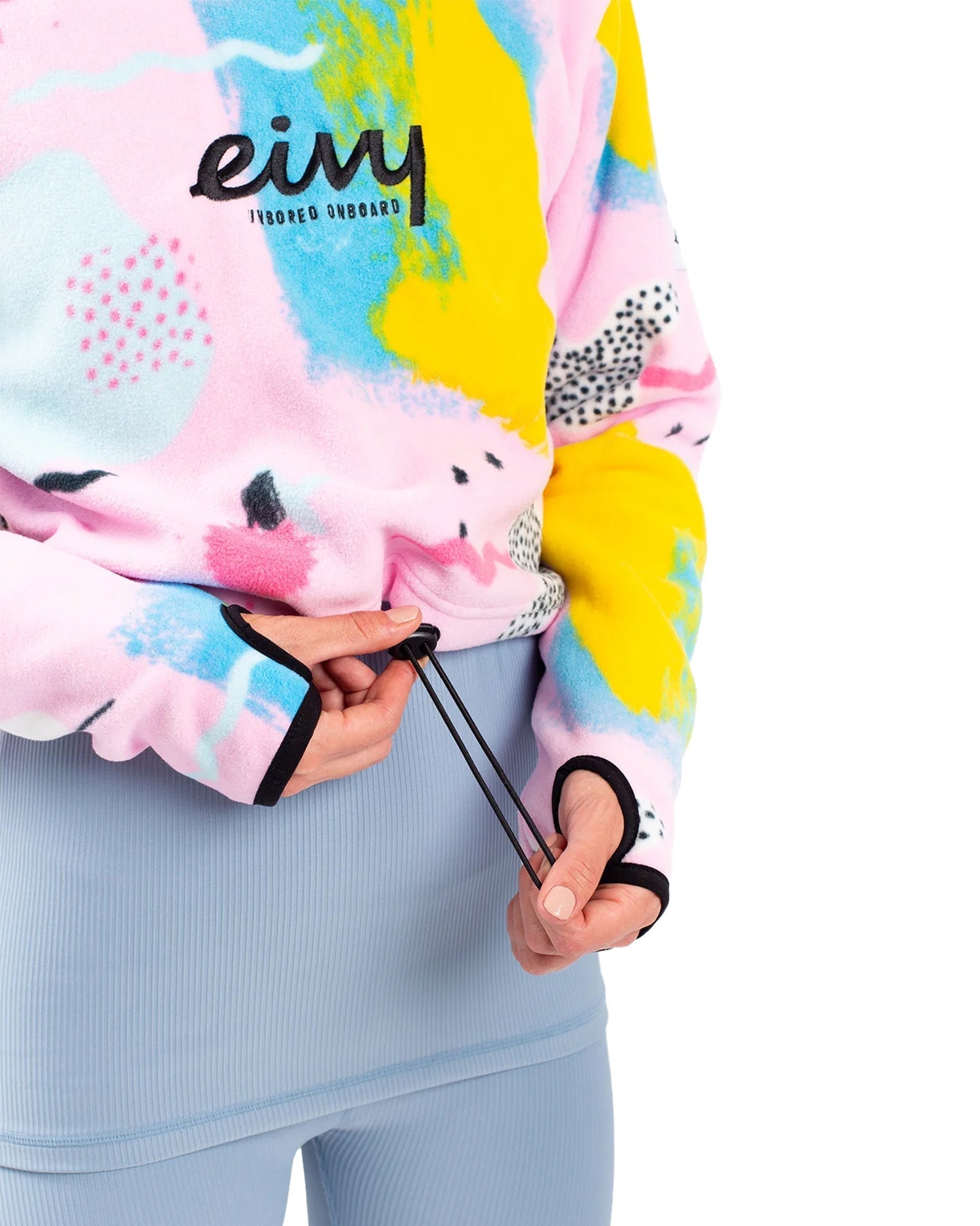 Eivy Peg Cropped Women's Fleece - Certain Shapes Hoodies & Sweatshirts - SnowSkiersWarehouse