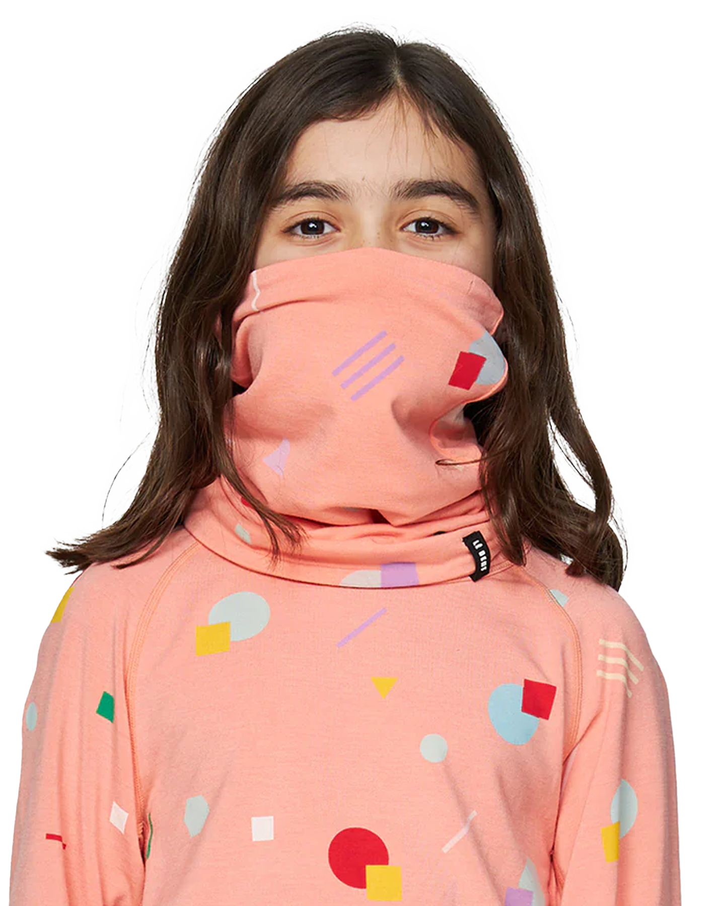 Le Bent Kids' Confetti Midweight Neck Gaiter - Candy Neck Warmers & Face Masks - SnowSkiersWarehouse