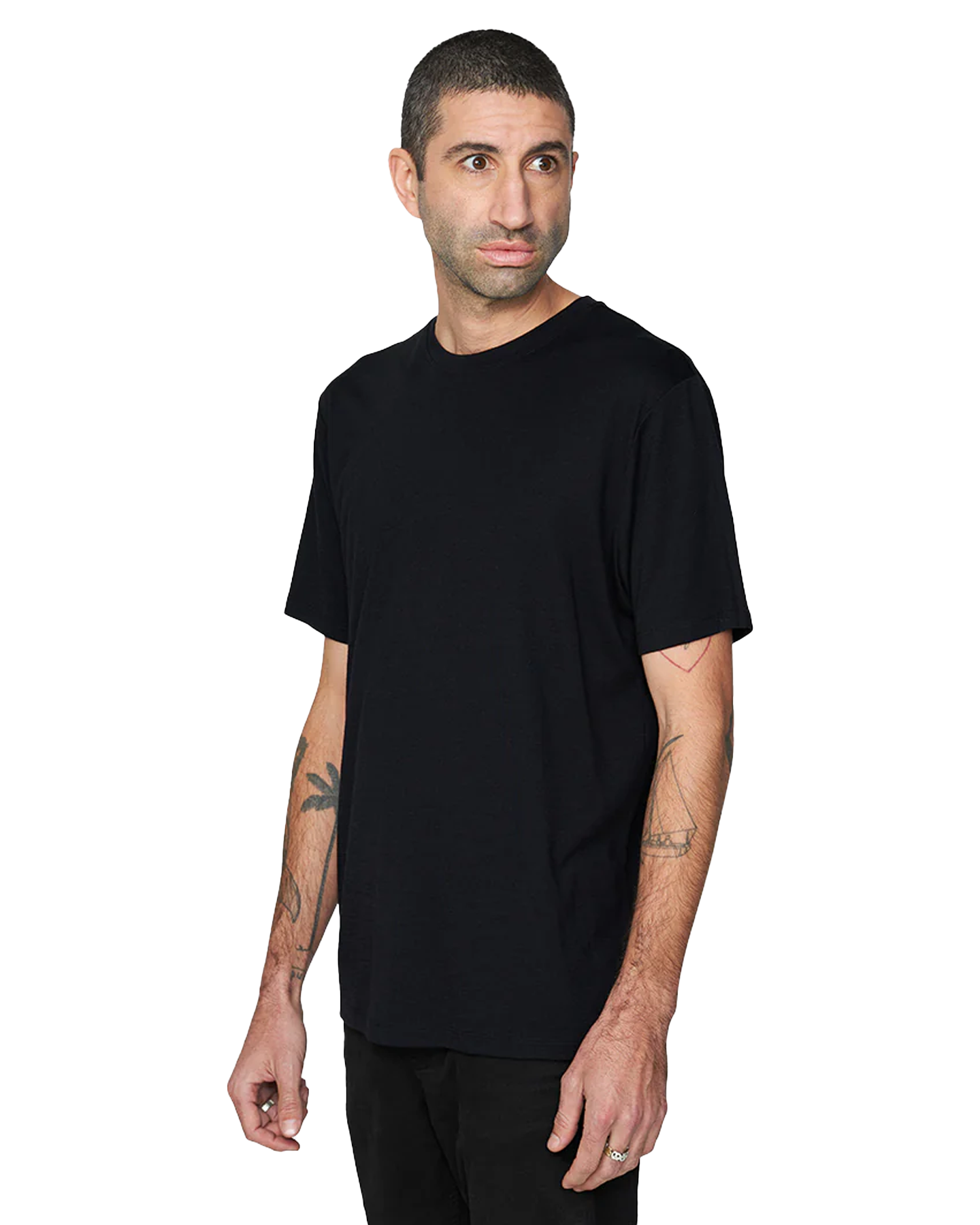 Le Bent Men's Ultralight Short Sleeve Tee - Black Shirts & Tops - SnowSkiersWarehouse