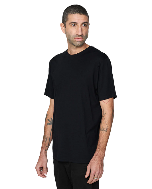 Le Bent Men's Ultralight Short Sleeve Tee - Black Shirts & Tops - SnowSkiersWarehouse
