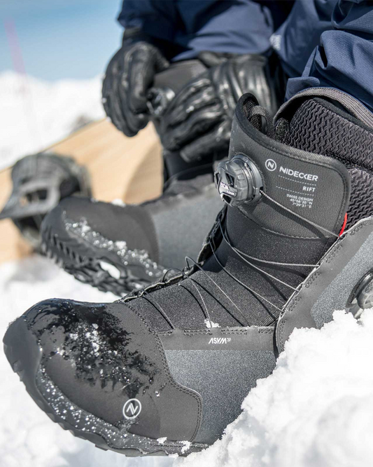 Nidecker Men's Rift Snowboard Boots - Black - 2024 Men's Snowboard Boots - SnowSkiersWarehouse