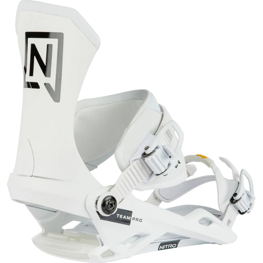 Nitro Team Pro Snowboard Bindings - Pro White - 2024