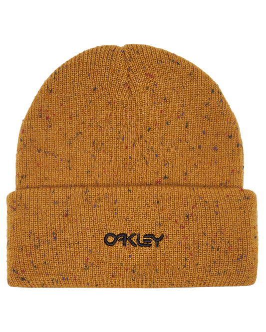 Oakley B1B Speckled Beanie - Amber Yellow Beanies - SnowSkiersWarehouse