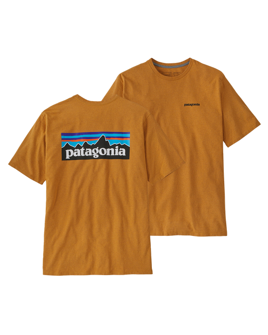 Patagonia P-6 Logo Responsibili-Tee - Dried Mango Shirts & Tops - SnowSkiersWarehouse