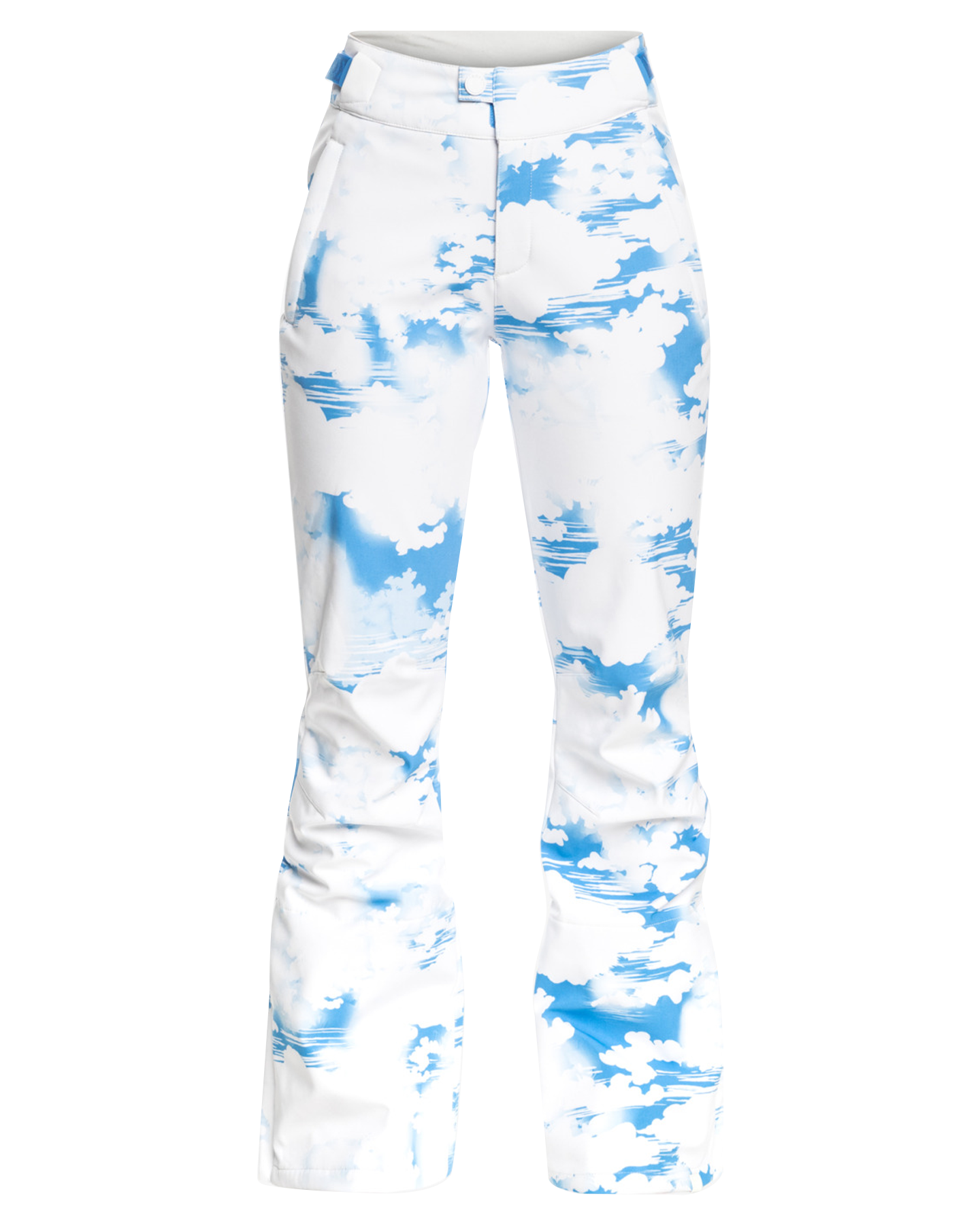 Roxy Women's Chloe Kim Technical Snow Pants - Azure Blue Clouds Women's Snow Pants - SnowSkiersWarehouse
